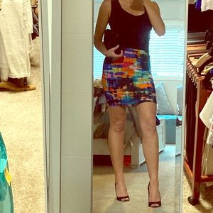 TopShop Multi-color mini skirt